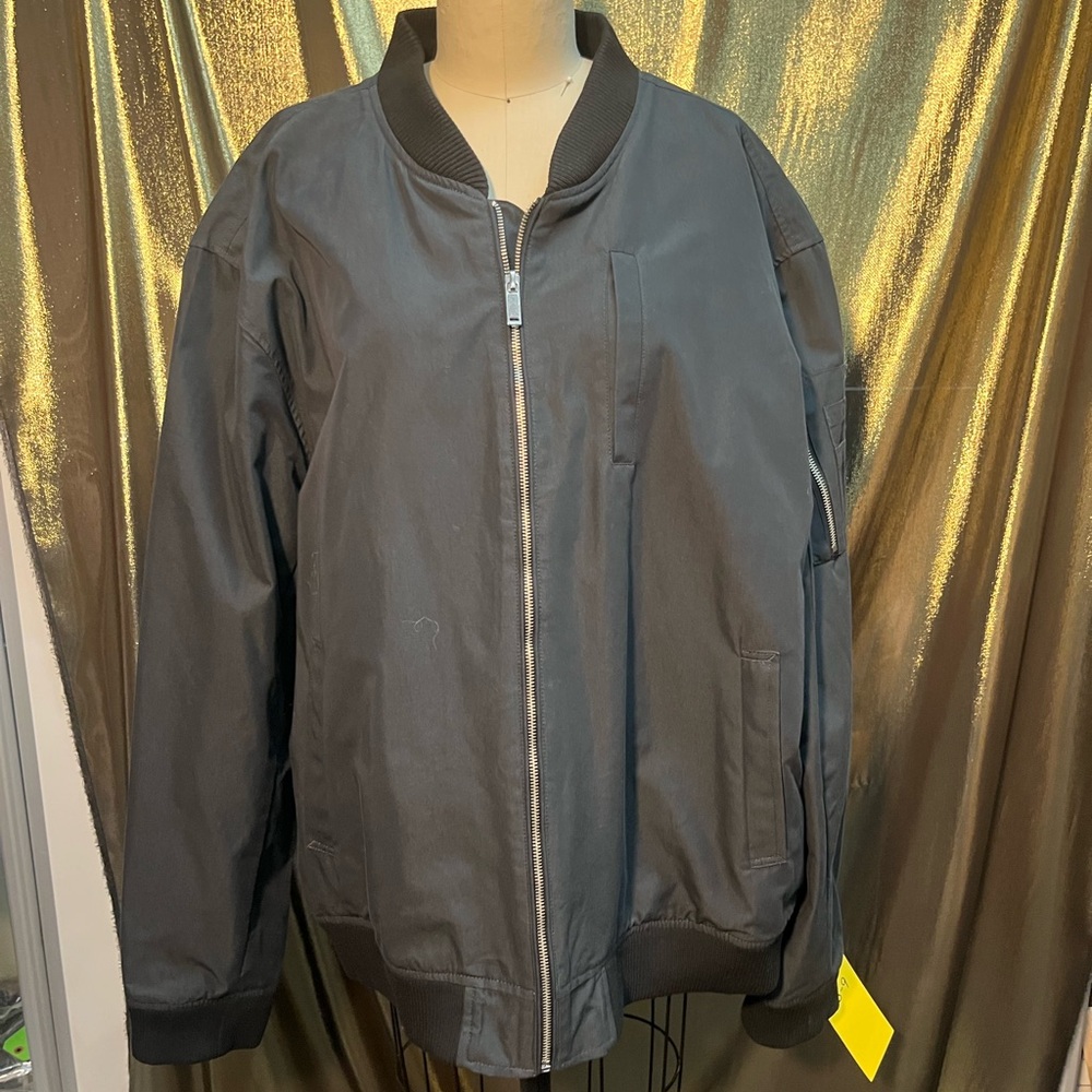River Island Black Bomber Jacket